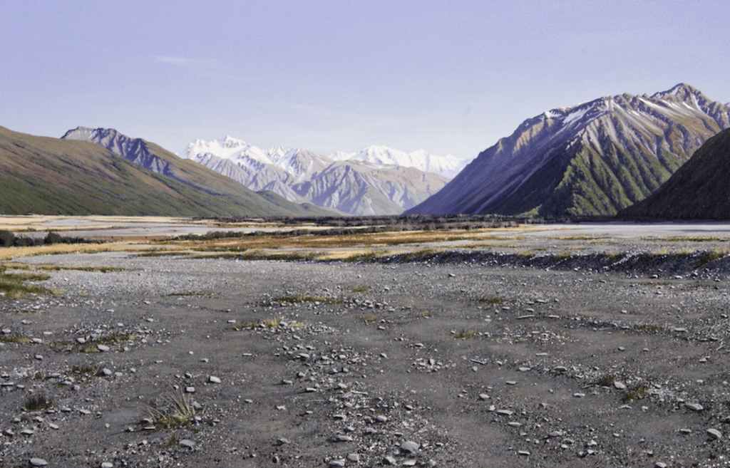 Towards the Headwaters of the Waimakariri River